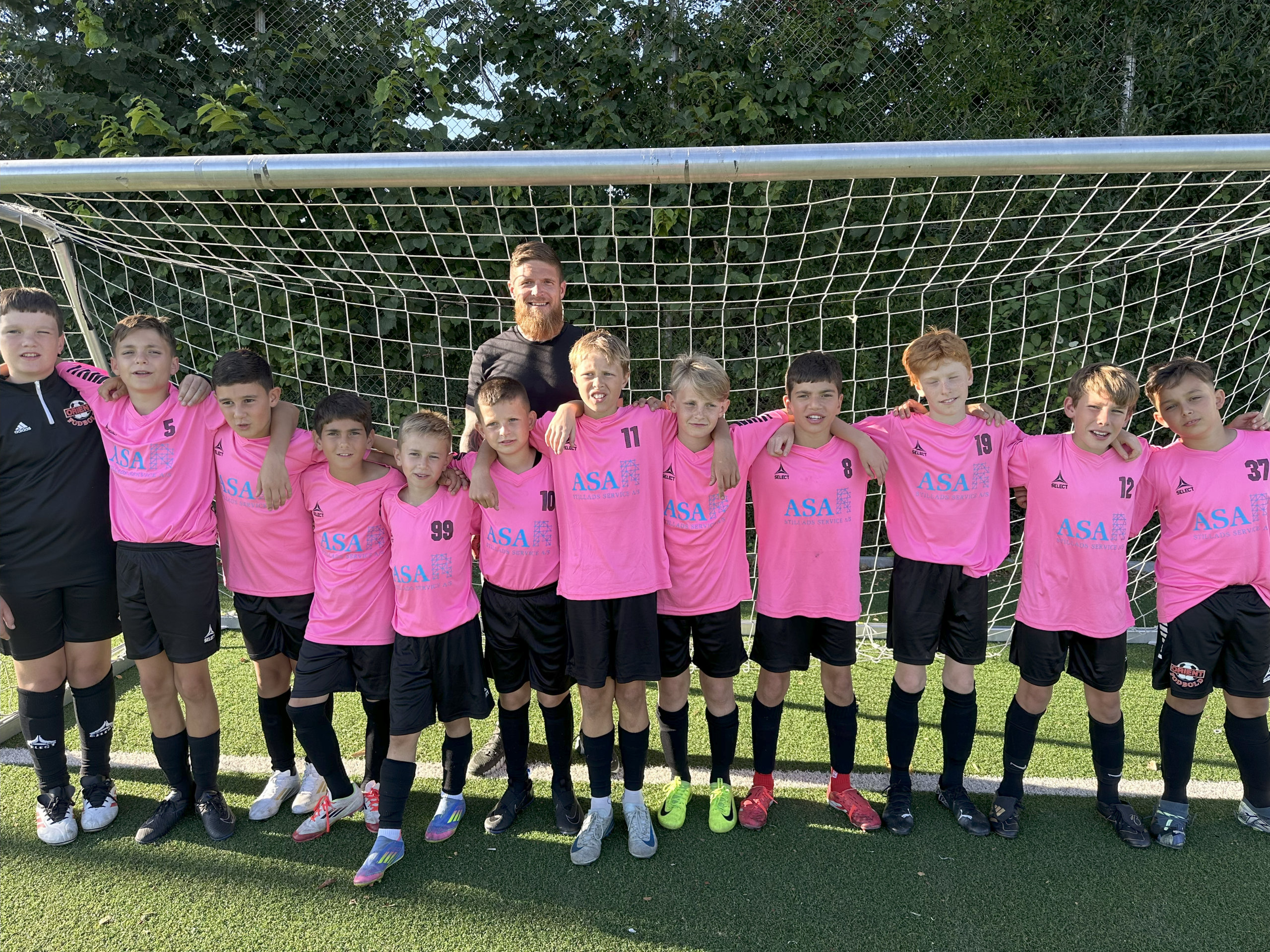 Holdfoto af Orient Fodbold U12 holdet